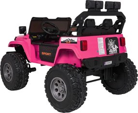 Elektrické autíčko Extreme Sport 4x4 ružové