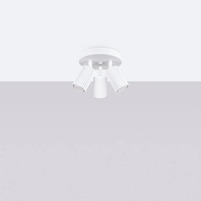 Biele bodové svietidlo Gleam – Sollux