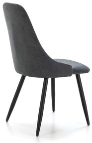 Tmavosivé jedálenské stoličky v súprave 4 ks Mani – Marckeric