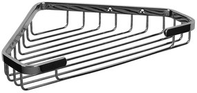 Erga NIAGARA, rohová polička na mydlo 235x170x30 mm, chrómová, ERG-00045