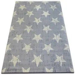 styldomova Sivý koberec scandi hviezdy 18209/052