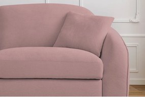 Svetloružová rozkladacia pohovka 235 cm Cezanne – Bobochic Paris