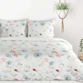 OBLIEČKY Z MIKROVLÁKNA INES 200X220 CM, 2KS 70X80 CM KVETY