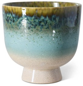 HK living Kameninový obal na květináč Retro Lagoon 20 cm