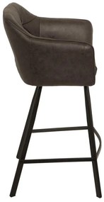 Dizajnová barová stolička Giuliana, antik sivá