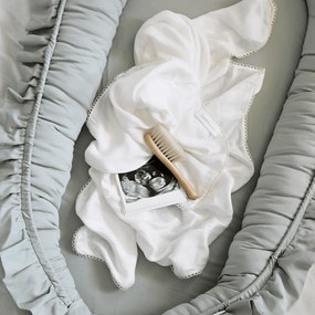 Saténovo bavlnené hniezdo pre bábätká púštne zelená