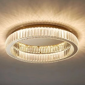 Toolight Toolight, stropné svietidlo 50cm, 30W, 4000K, 1400lm, APP1722-C, zlatá matná, OSW-09303