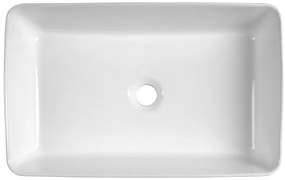 Aqualine Aqualine, Keramické umývadlo na dosku, 54x33cm, biela, 54331