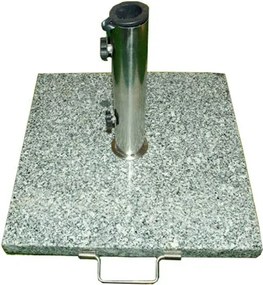 Garthen 770 Stojan na slnečníky žula / nerezová oceľ 25 kg