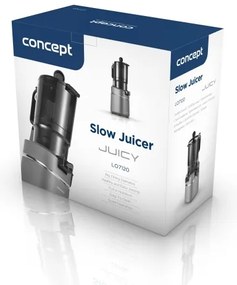 Concept LO7120 - Šnekový odšťavňovač JUICY 250W/230V šedá