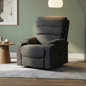 Elektrické polohovacie kreslo TV-S8348 GREY2 Farba: Sivá