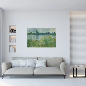 Obraz - Claude Monet, Banks of the Seine, reprodukcia (90x60 cm)
