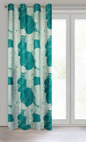 ZATEMŇOVACÍ ZÁVES NA KRÚŽKOCH LIMITED COLLECTION SALVIA1 140X250 CM ZELENÁ