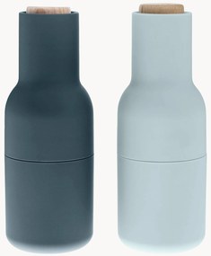 Súprava mlynčekov na soľ a korenie's drevenými vrchnákmi Bottle Grinder, 2 diely