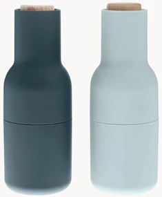 Súprava mlynčekov na soľ a korenie's drevenými vrchnákmi Bottle Grinder, 2 diely