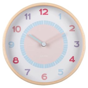 Karlsson 5963MC dizajnové nástenné hodiny svetlomodrá, pr. 25 cm