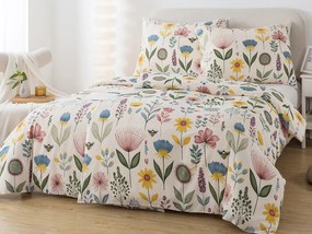 XPOSE® Francúzske bavlnené obliečky ROZKVITNUTÁ LÚKA