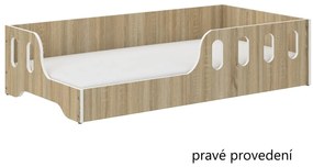 Detská Montessori posteľ COCO 160x80 cm - sonoma