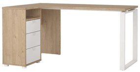 Pracovný stôl s doskou v dubovom dekore 100x150 cm Sign – Tvilum