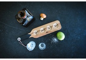 Drevená servírovacia doštička a 4 štamperlíky Gentlemen's Hardware