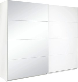 XXXLutz SKRIŇA S POSUVNÝMI DVERAMI, biela, 250/210/62 cm P & B - Skrine - 000885000903
