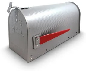 Sammer Americká poštová schránka v striebornej farbe HD13460