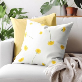 Goldea bavlnená obliečka na vankúš - púpavy 45 x 45 cm