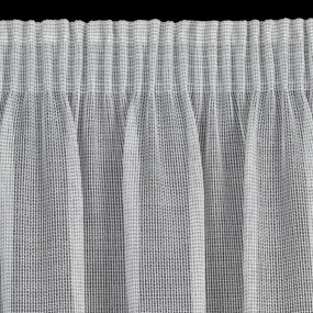 ZÁCLONA NA PÁSKE KIM 2 140X300 CM STRIEBORNÁ