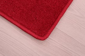 Vopi koberce Kusový koberec Eton červený 15 štvorec - 150x150 cm