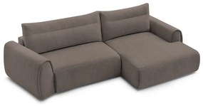 Hnedá rohová pohovka Aden – Bobochic Paris