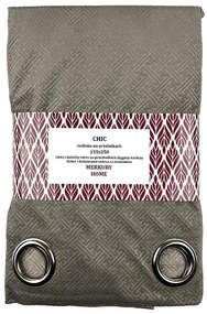 Záves Chic na priechodkách 135x250 šedá Merkury Home