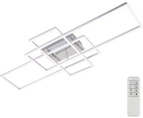 Brilo - LED Stmievateľný prisadený luster FRAME LED/51W/230V chróm + DO