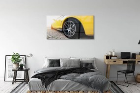 Obraz plexi Žlté auto 125x50 cm