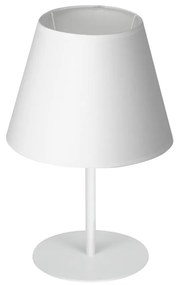 Stolná lampa ARDEN 1xE27/60W/230V pr. 20 cm biela