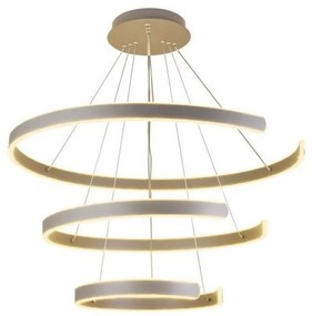 LED Stmievateľný luster na lanku LED/220W/230V 3000-6500K + diaľkové ovládanie