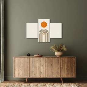 Obraz - Hnedé oblúky (90x60 cm)
