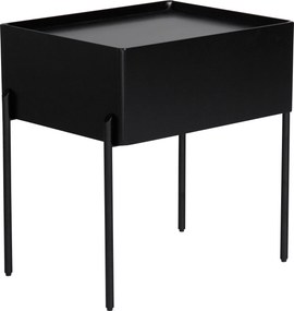XXXLutz NOČNÝ STOLÍK, čierna, 50/55/40 cm Livetastic - Online Only spálne - 000575045702