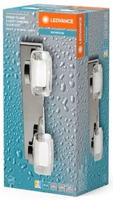 Ledvance-LED Kúpeľňové nástenné svietidlo ORBIS FLAME 2xLED/5,5W/230V IP44 chróm