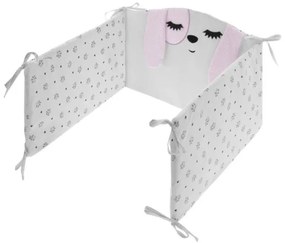 BELISIMA 3-dielne posteľné obliečky Belisima Lovely Puppy 90/120 ružové