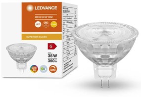 LED žiarovka MR16 5W = 35W 350lm 2700K Warm 36° CRI90 12V Stmievateľná LEDVANCE Superior