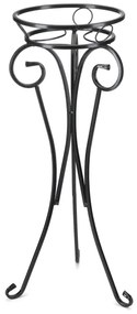 Stojan na kvety 74x34 cm čierna