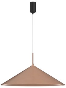 EUlight Závesné svietidlo Capital, 1x medené kovové tienidlo, (fi 60cm), b