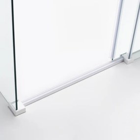 BPS-koupelny Obdĺžnikový sprchovací kút HYD-OK203C 120x80 biela/transparent - bez vaničky