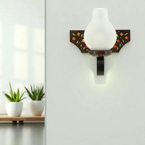 Brilagi - Nástenné svietidlo QUEEN 1xE14/40W/230V buk/wenge