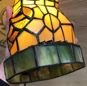 Detská lampa tiffany SOVA 18*12