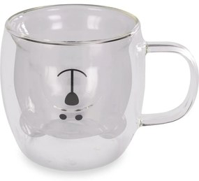 Lamart LT9125 2-dielna sada pohárov Bear Vaso, 250 ml, číra