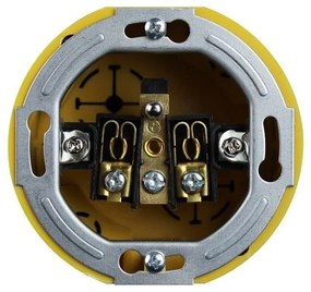 Elhard Zásuvka Retro Klasik, biela KL2000W