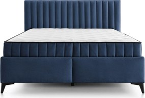 Posteľ Joy 180x200 cm, námornícka modrá látka