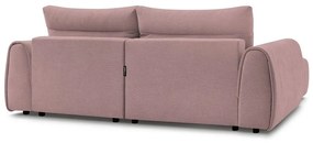 Svetloružová rohová pohovka Aden – Bobochic Paris