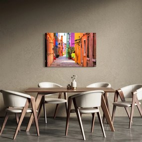 Obraz farebné talianskej uličky (90x60 cm)
